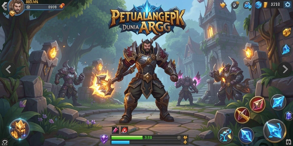 Tampilan gameplay menegangkan dalam game ARPG 8ID yang penuh aksi.