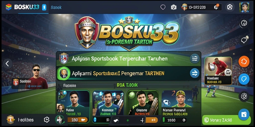 Tampilan gameplay interaktif dari BOSKU33 saat taruhan berlangsung.
