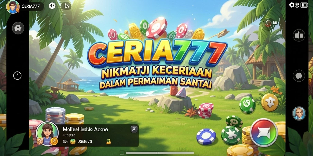 Tampilan cerah dan gameplay menyenangkan dari CERIA777.