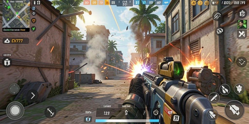 Screenshot menampilkan aksi gameplay seru di CV777.
