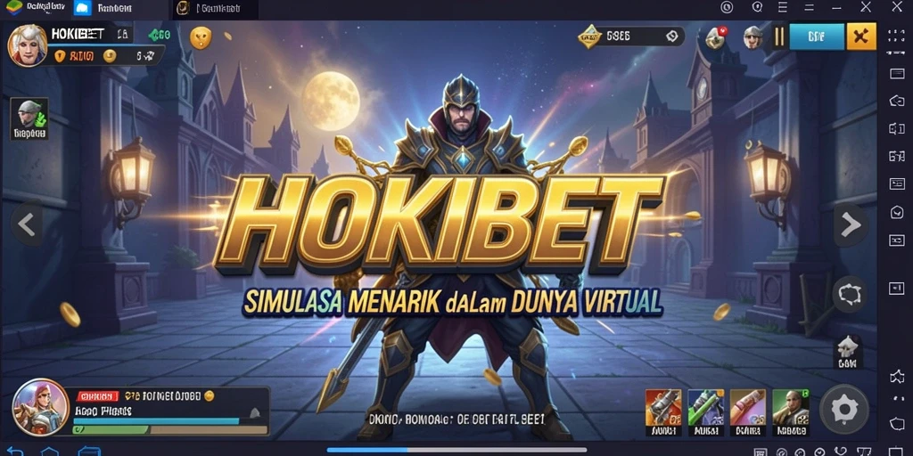 Tampilan gameplay HOKIBET yang menakjubkan dan penuh warna.