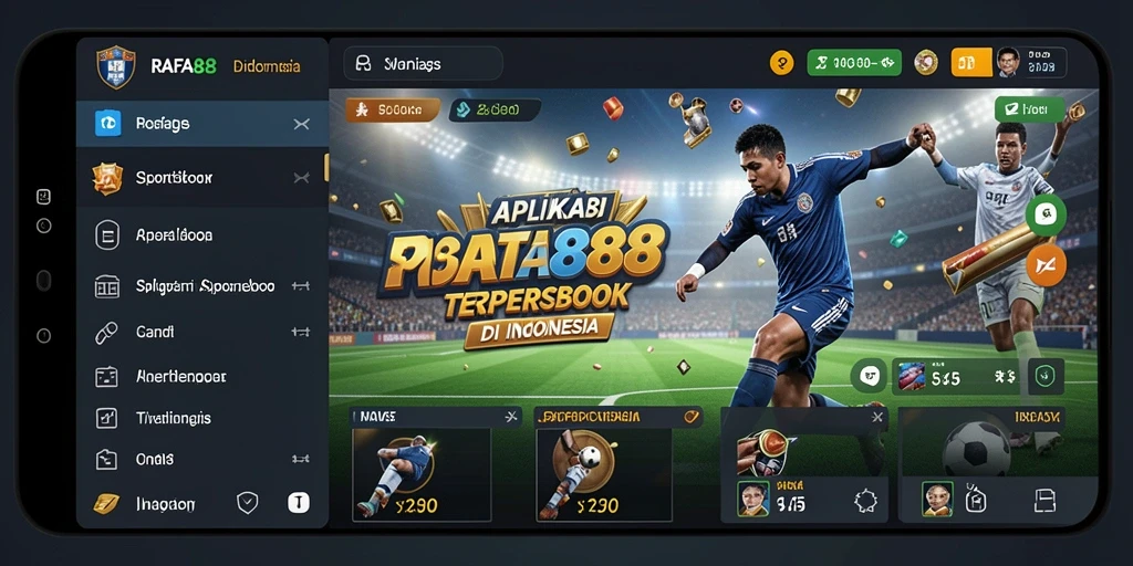 Tampilan utama RAFA88 dengan berbagai pilihan taruhan olahraga.