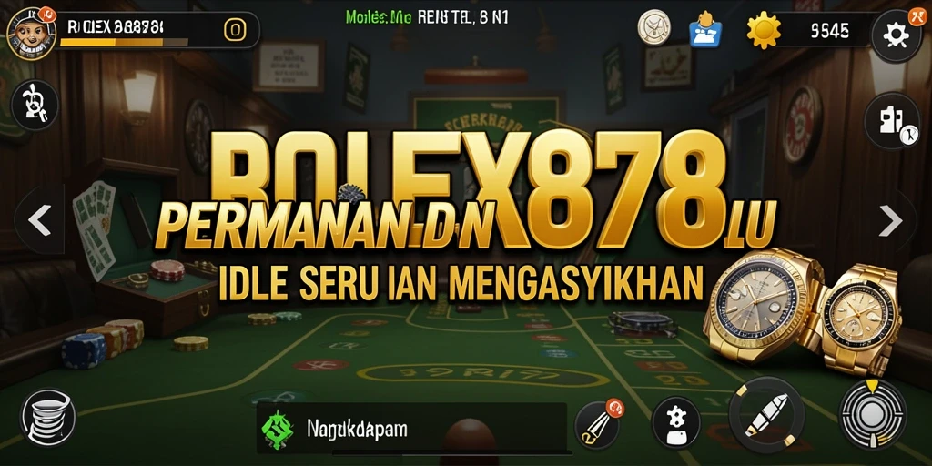 Tampilan gameplay <strong>ROLEX878</strong> yang menarik dengan mekanisme Idle yang intuitif.