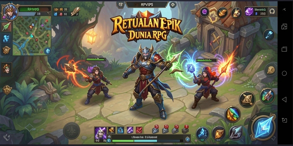 Gameplay seru dan mendebarkan di dunia RPG RPVIP5.