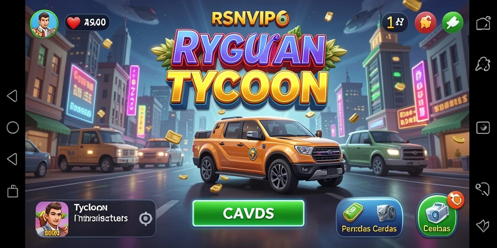 Screenshot utama RSNVIP6 menampilkan gameplay Tycoon yang menarik.