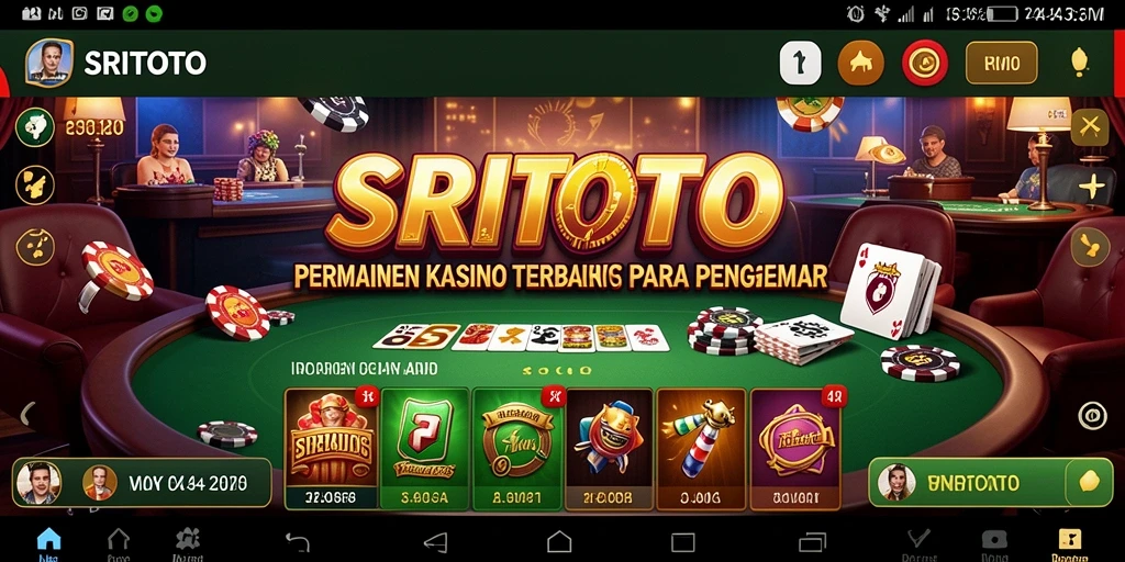 Tampilan gameplay SRITOTO yang menarik dan menantang.