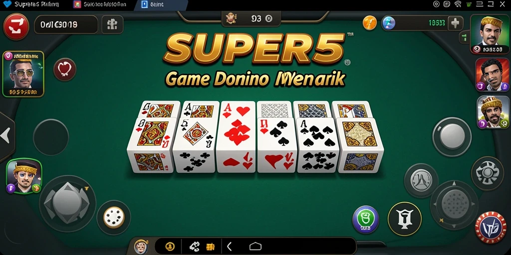 Tampilan menarik dari gameplay SUPER5 yang seru.