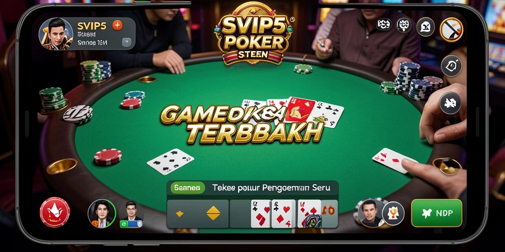Tampilan gameplay Poker yang menarik di SVIP5.