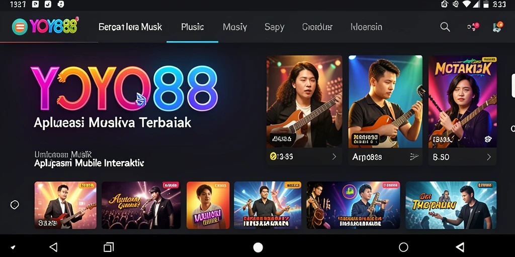 Tampilan utama <strong>YOYO88</strong> menampilkan gameplay musik yang seru dan interaktif.